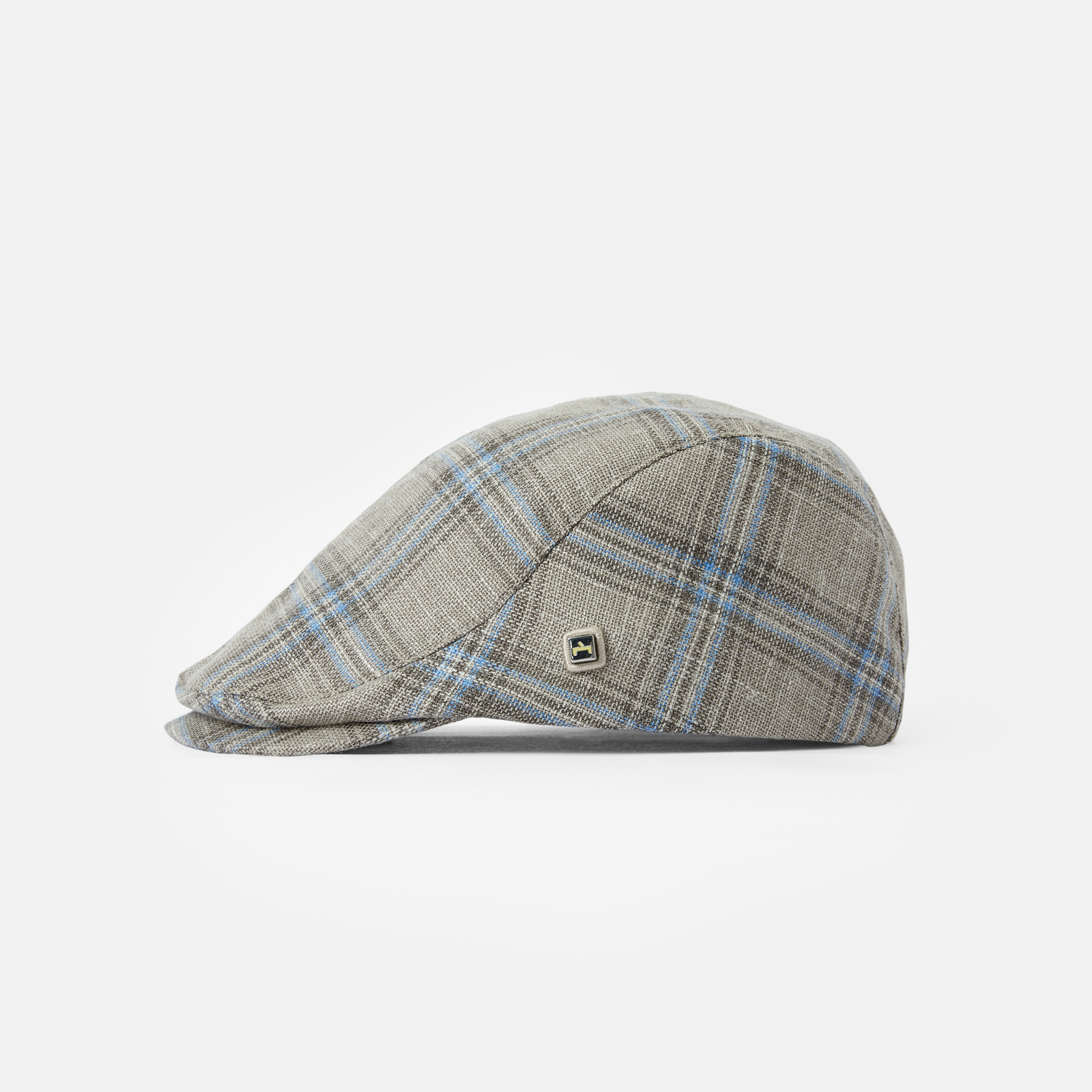 Lightweight Herringbone Wool-Silk Blend Cabbie Cap