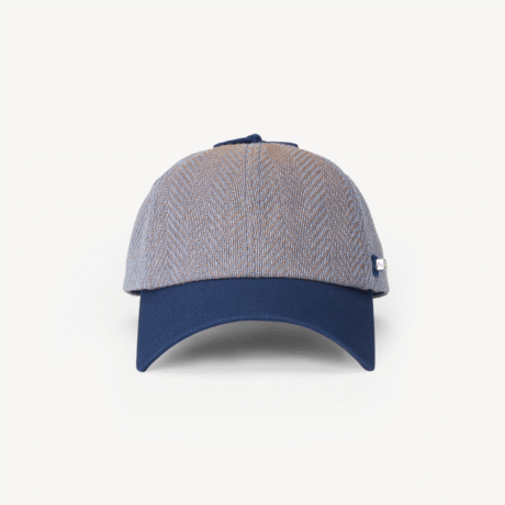 Chinese Knot Detail Wool-Blend  Baseball Cap